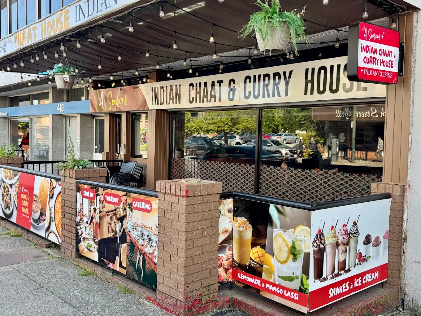 4 Seasons Chaat House storefront in New Westminster